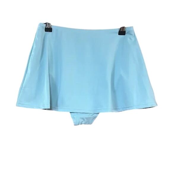NWT Andie Swim The Skirt Bottom Bikini Skort Medium Coverage M Cabana Blue #3316 - Picture 14 of 15